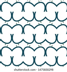 Seamless vector pattern. Background texture in geometric ornamental style.