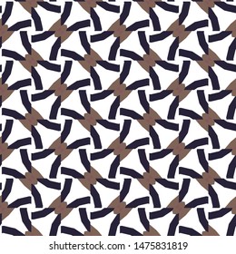Seamless vector pattern. Background texture in geometric ornamental style.