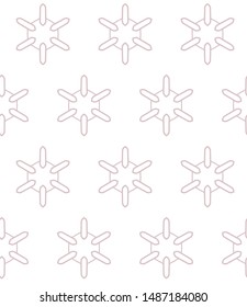 Seamless vector pattern. Background texture in geometric ornamental style.