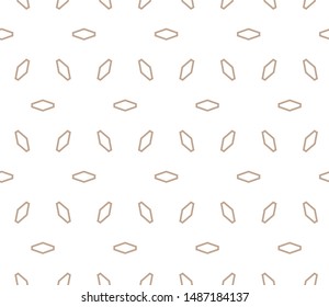 Seamless vector pattern. Background texture in geometric ornamental style.