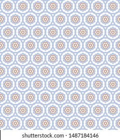 Seamless vector pattern. Background texture in geometric ornamental style.
