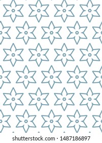 Seamless vector pattern. Background texture in geometric ornamental style.
