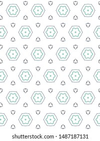 Seamless vector pattern. Background texture in geometric ornamental style.