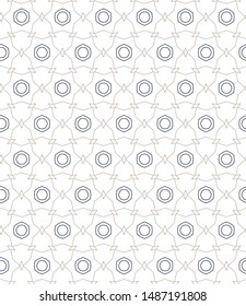Seamless vector pattern. Background texture in geometric ornamental style.