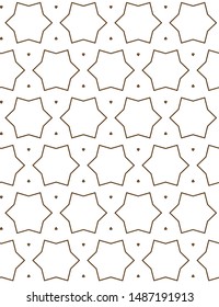 Seamless vector pattern. Background texture in geometric ornamental style.