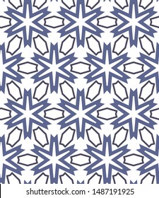 Seamless vector pattern. Background texture in geometric ornamental style.