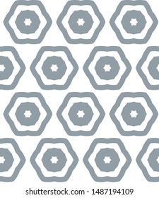 Seamless vector pattern. Background texture in geometric ornamental style.