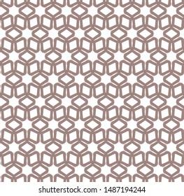 Seamless vector pattern. Background texture in geometric ornamental style.