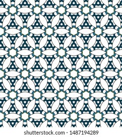 Seamless vector pattern. Background texture in geometric ornamental style.