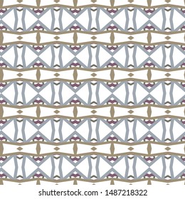 Seamless vector pattern. Background texture in geometric ornamental style.