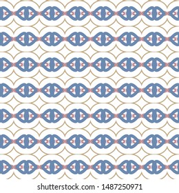 Seamless vector pattern. Background texture in geometric ornamental style.