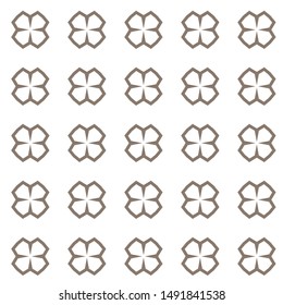 Seamless vector pattern. Background texture in geometric ornamental style.