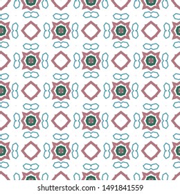 Seamless vector pattern. Background texture in geometric ornamental style.