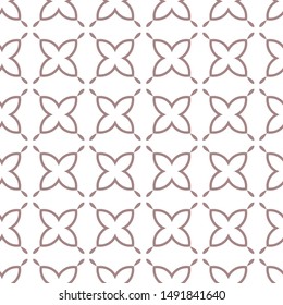 Seamless vector pattern. Background texture in geometric ornamental style.