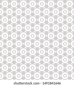 Seamless vector pattern. Background texture in geometric ornamental style.