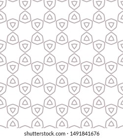 Seamless vector pattern. Background texture in geometric ornamental style.