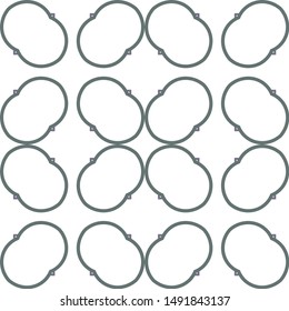 Seamless vector pattern. Background texture in geometric ornamental style.