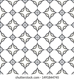 Seamless vector pattern. Background texture in geometric ornamental style.