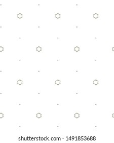 Seamless vector pattern. Background texture in geometric ornamental style.