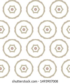 Seamless vector pattern. Background texture in geometric ornamental style.