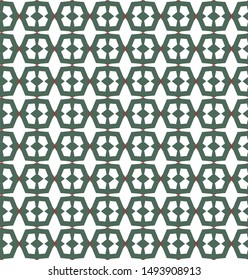 Seamless vector pattern. Background texture in geometric ornamental style.
