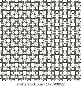 Seamless vector pattern. Background texture in geometric ornamental style.