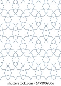 Seamless vector pattern. Background texture in geometric ornamental style.