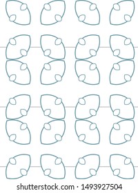 Seamless vector pattern. Background texture in geometric ornamental style.