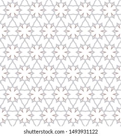 Seamless vector pattern. Background texture in geometric ornamental style.