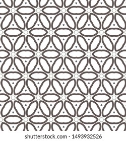 Seamless vector pattern. Background texture in geometric ornamental style.