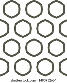 Seamless vector pattern. Background texture in geometric ornamental style.