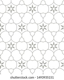 Seamless vector pattern. Background texture in geometric ornamental style.