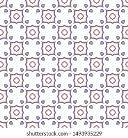 Seamless vector pattern. Background texture in geometric ornamental style.