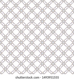 Seamless vector pattern. Background texture in geometric ornamental style.