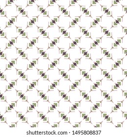Seamless vector pattern. Background texture in geometric ornamental style.