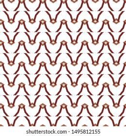 Seamless vector pattern. Background texture in geometric ornamental style.