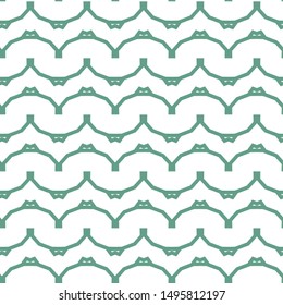 Seamless vector pattern. Background texture in geometric ornamental style.