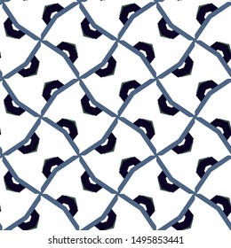Seamless vector pattern. Background texture in geometric ornamental style.