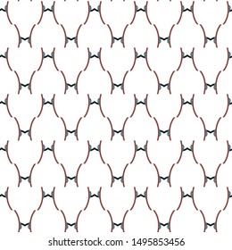 Seamless vector pattern. Background texture in geometric ornamental style.