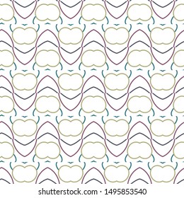 Seamless vector pattern. Background texture in geometric ornamental style.