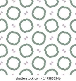 Seamless vector pattern. Background texture in geometric ornamental style.