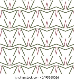 Seamless vector pattern. Background texture in geometric ornamental style.