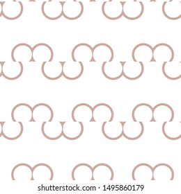 Seamless vector pattern. Background texture in geometric ornamental style.