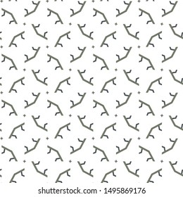 Seamless vector pattern. Background texture in geometric ornamental style.