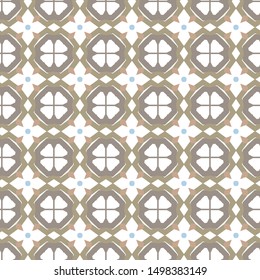 Seamless vector pattern. Background texture in geometric ornamental style.