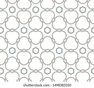 Seamless vector pattern. Background texture in geometric ornamental style.