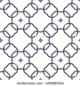 Seamless vector pattern. Background texture in geometric ornamental style.