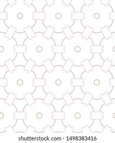 Seamless vector pattern. Background texture in geometric ornamental style.