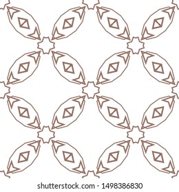 Seamless vector pattern. Background texture in geometric ornamental style.