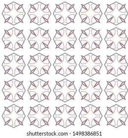 Seamless vector pattern. Background texture in geometric ornamental style.